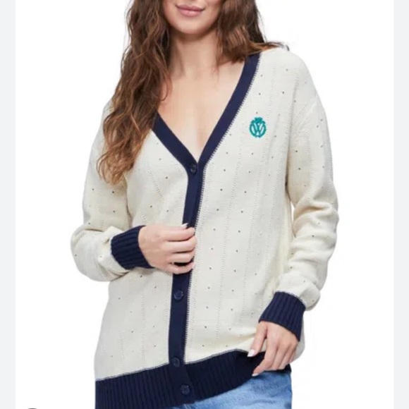 Wildfox Cream and Black 'YOU WISH' Sweater - Picture 2 of 4